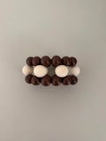 Flor Bangle - Brown et Natural