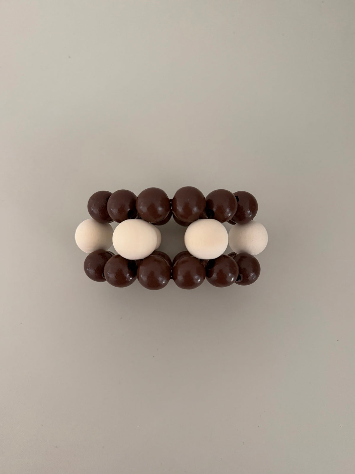 Flor Bangle - Brown et Natural
