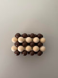 Jumbo Bangle - Natural Et Brown